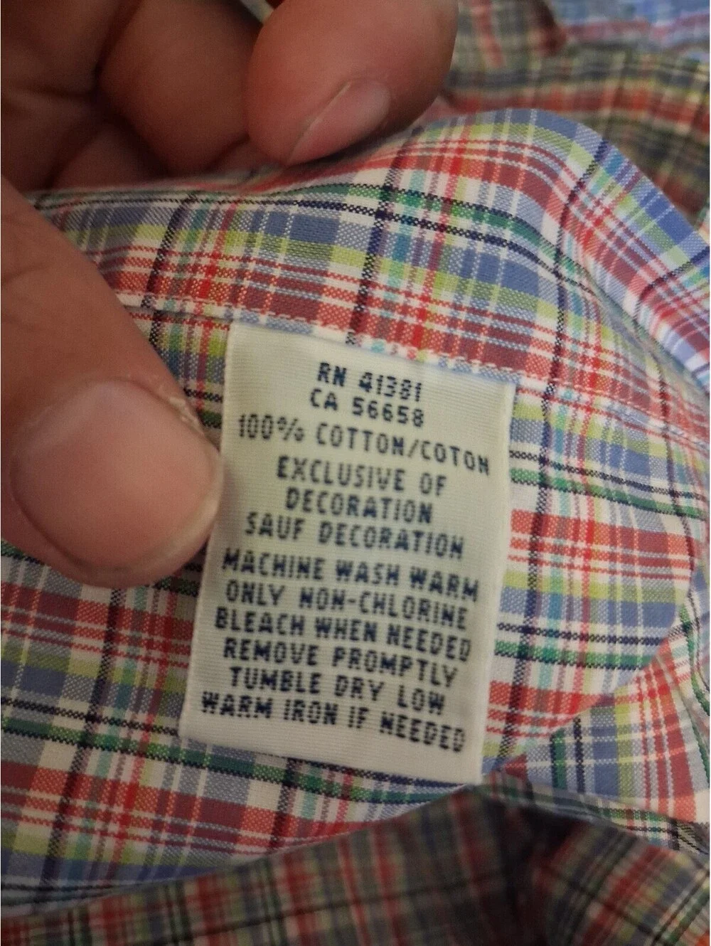 Polo Ralph Lauren Button Up Shirt Large Multicolor Plaid